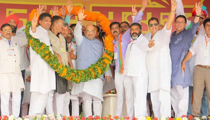 BJP president Amit Shah sounds poll bugle in Uttarakhand; slams Congress, Harish Rawat