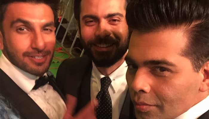 IIFA 2016: Why should girls have all the fun? Ranveer-Fawad-Karan shoot up dapper quotient