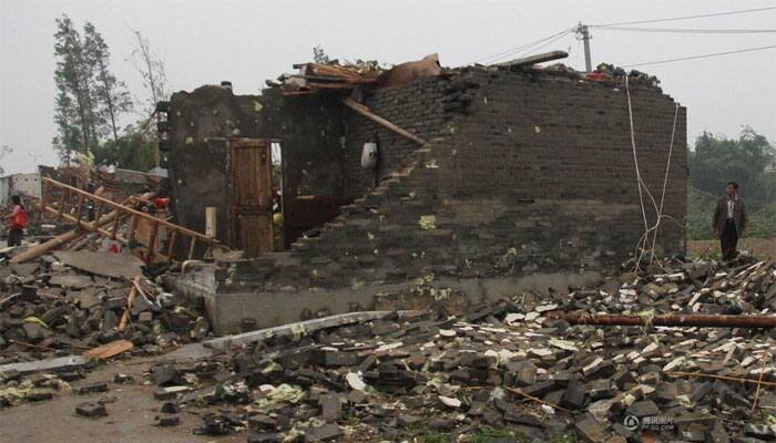 China tornado, hailstorm toll rises to 99, at least 840 injured