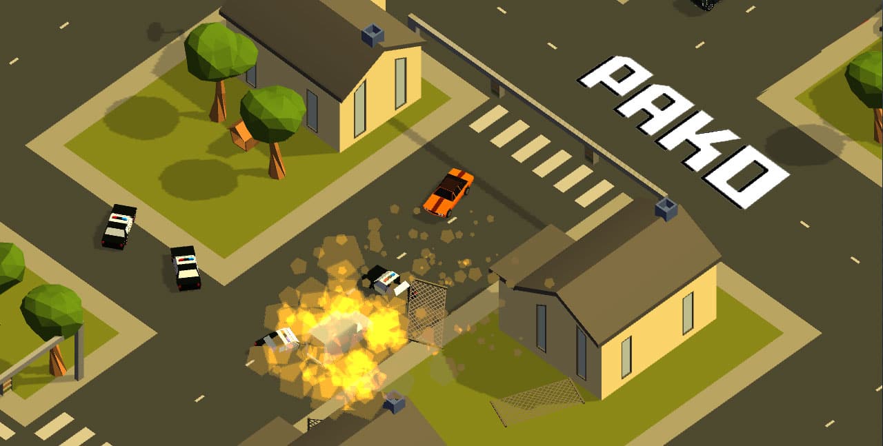 Pako-car Chase simulator