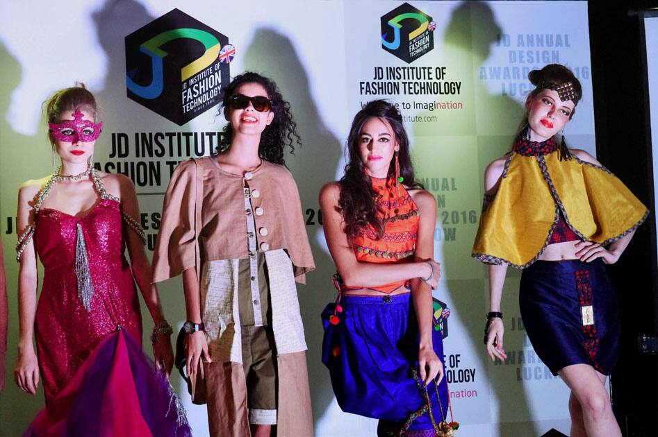Event at JD Institue of Fashion Technology in Lucknow.