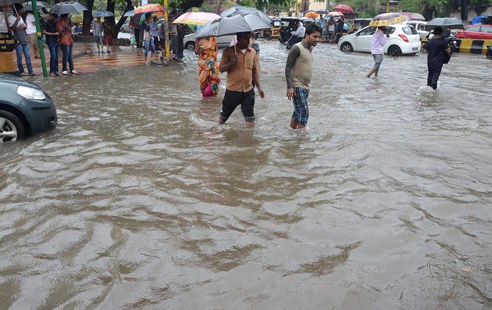 Rain in Navi Mumbai