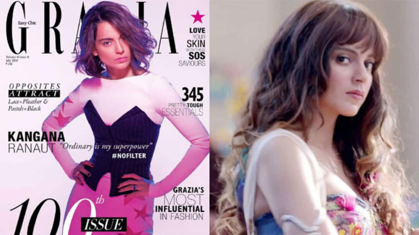 Style queen Kangana Ranaut stuns in Grazia India&#039;s 100th issue cover! - Pics inside 