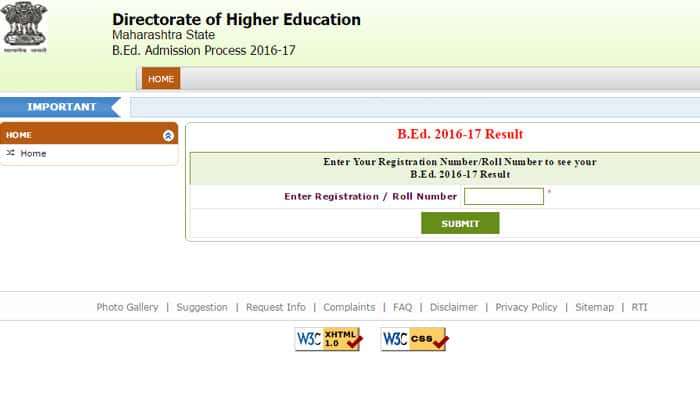 Maharashtra B.Ed CET Result 2016: dhe.mhpravesh.in declares B.Ed CET Results, check B.Ed result 2016 by directly clicking here