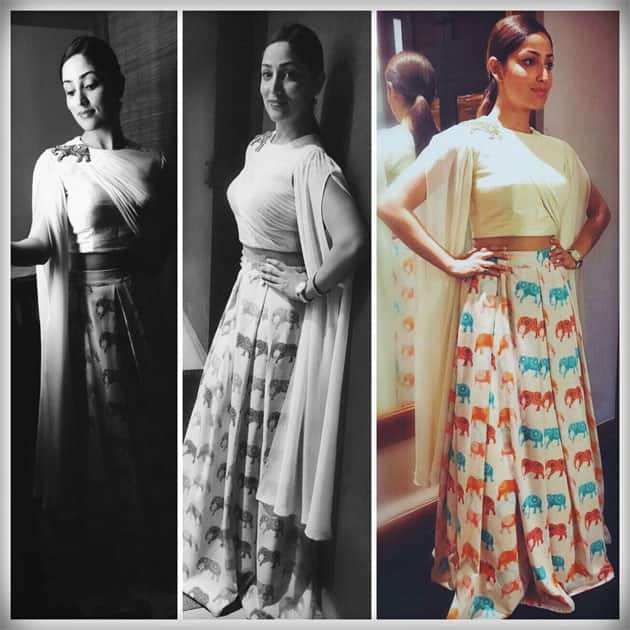 Styled by @anishajain_23 wearing- Yami SUHAANI Gautam