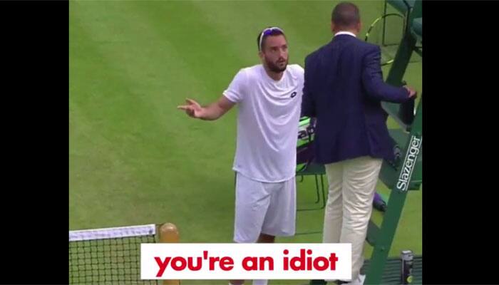 VIDEO: Epic Wimbledon rant! Viktor​ Troicki to umpire - &#039;You&#039;re an idiot, worst in world&#039;