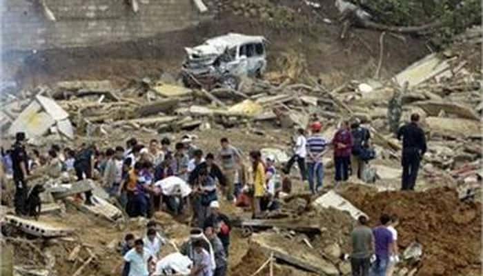 1 killed, 20 missing in landslide in China