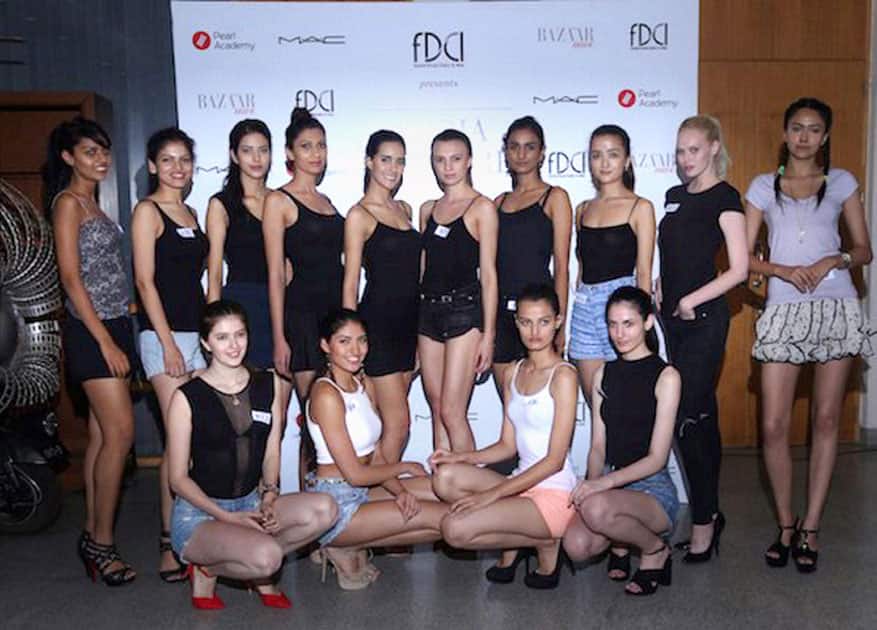 Shortlisted models for the upcoming edition of FDCI