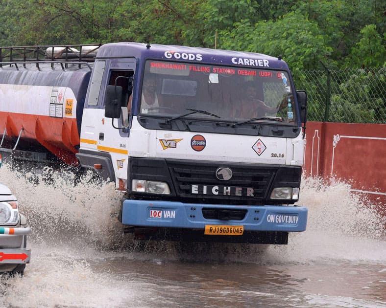rains in Bikaner