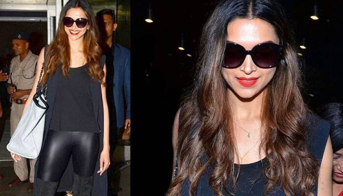 Deepika Padukone&#039;s airport outfit will give you shopping goals right away! Pic inside