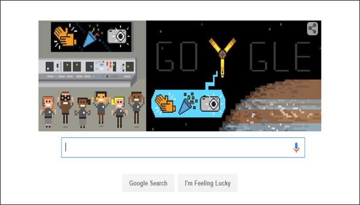 Juno in Jupiter: Google celebrates orbit insertion with interactive doodle! - See pic