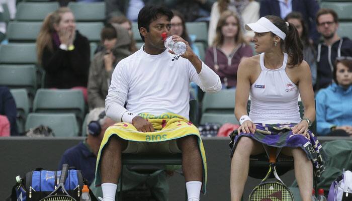 Wimbledon: Leander Paes, Martina Hingis cruise into mixed doubles third round