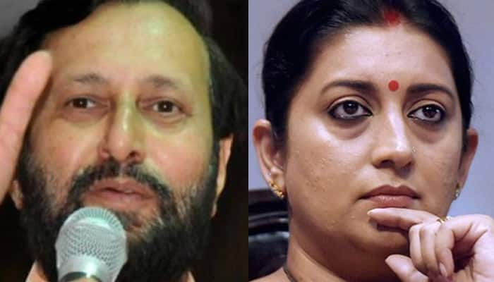 Cabinet expansion: Prakash Javadekar is new HRD Minister, Smriti Irani sent to Textiles Ministry