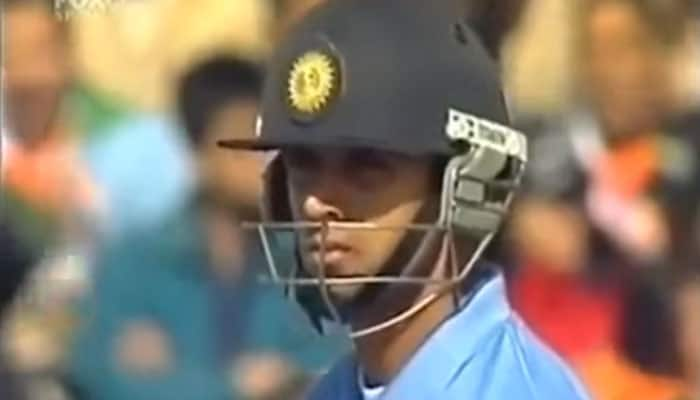 WATCH: RARE! Rahul Dravid, Shoaib Akhtar clash during high tension India-Pakistan match