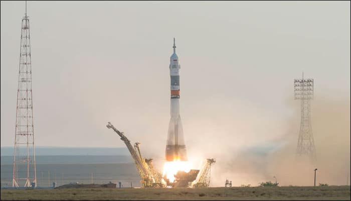 And they&#039;re off! Expedition 48 astronauts take off for the International Space Station – Watch video