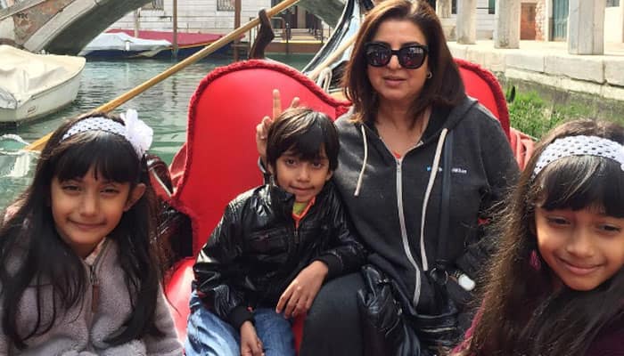 American holiday: Here's what Farah Khan and her triplets are up to these days! - Pics inside
