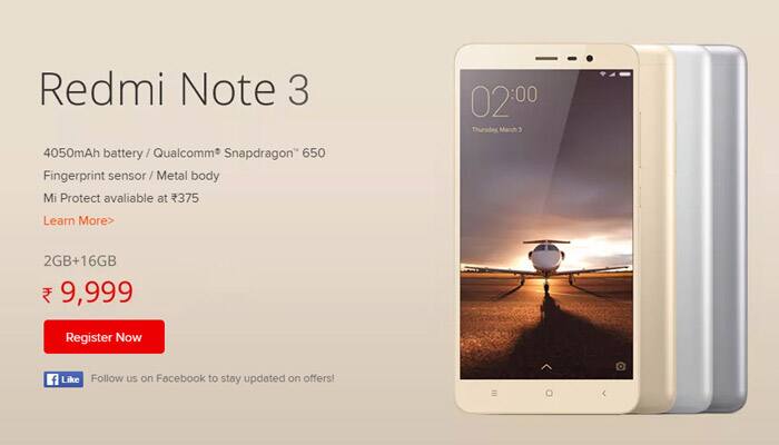 Good News! Xioami Redmi Note 3, Mi 5 is now available on Paytm Good News! Xioami Redmi Note 3, Mi 5 is now available on Paytm