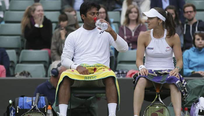 Leander Paes, Martina Hingis knocked out of Wimbledon by first timers