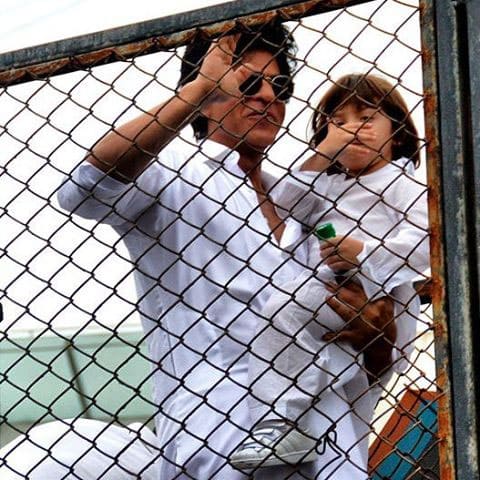 Shah Rukh Khan and AbRam