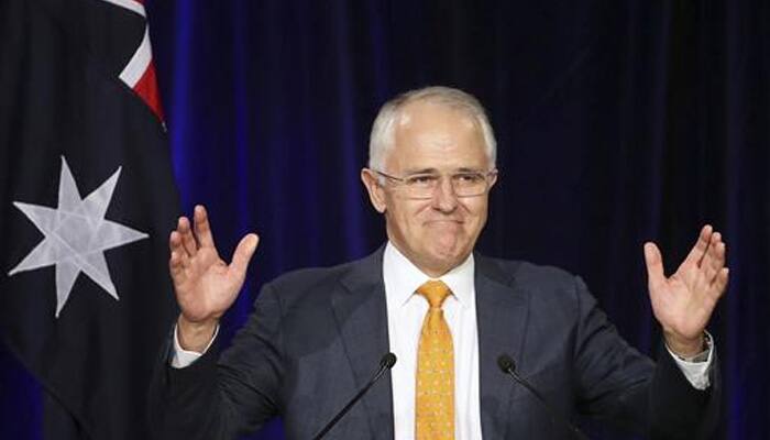 Australia&#039;s PM Malcolm Turnbull declares victory in federal election
