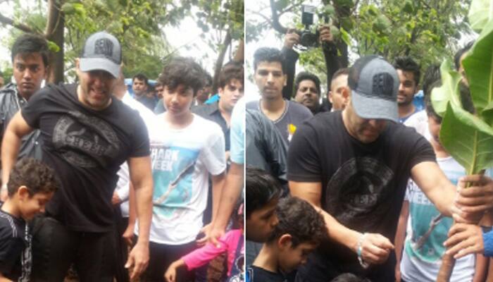 Salman Khan supports BMC&#039;s tree plantation drive! – Pics inside