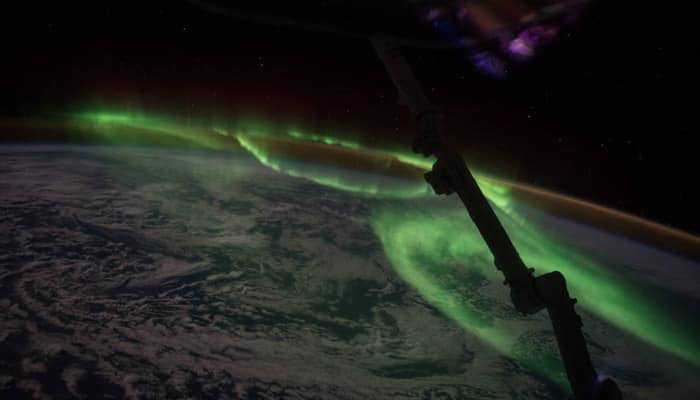 Check out this beautiful image of aurora south of Australia as seen from space!