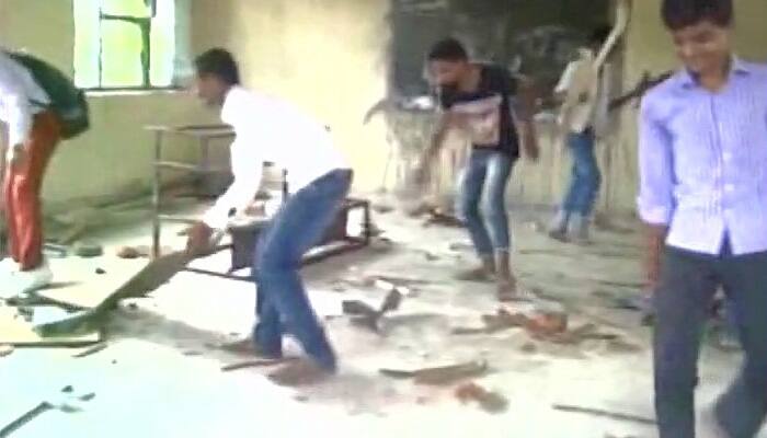 Rowdy Elements! These Bihar students vandalised their school after an Outdoor Tour was cancelled - Watch