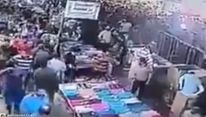 WATCH viral video: Man shouts &#039;Allah hu Akbar&#039;, triggers panic in crowded market in Iraq