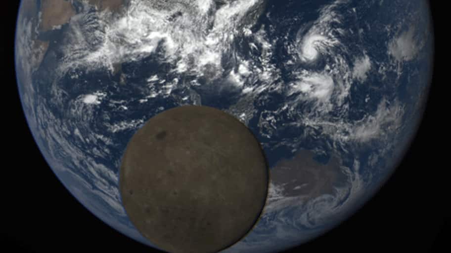 Wow! NASA's EPIC camera catches moon 'photobombing' Earth (Watch video ...