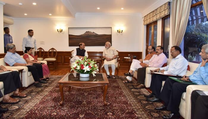 Kashmir unrest: PM Narendra Modi holds meeting at 7, RCR; Rajnath Singh cancels US trip