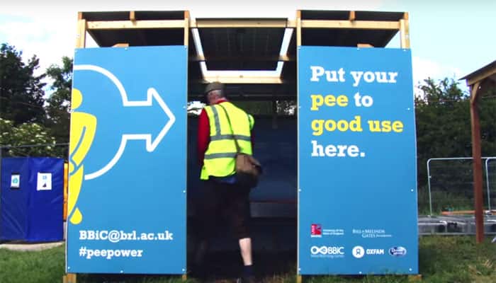 Peeing for power: Public urinals to generate electricity!