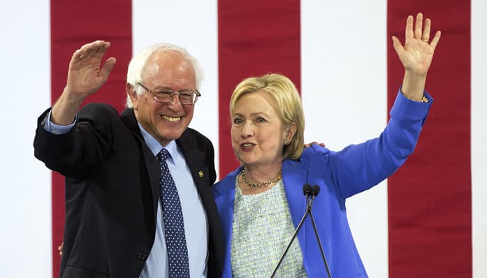 Bernie Sanders officially endorses Hillary Clinton for president, vows to ensure her victory