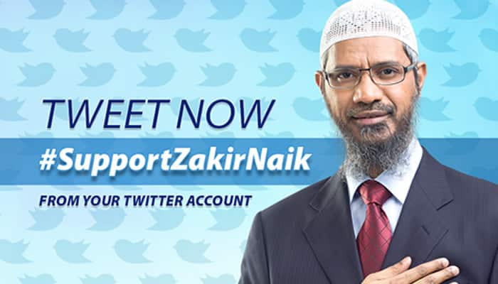 Zakir Naik alleges &#039;media trials&#039;, seeks support on Facebook, Twitter