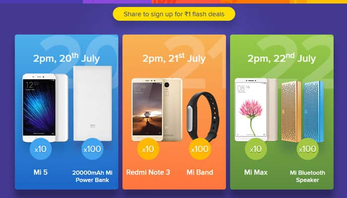 Get Xiaomi Redmi Note 3, Mi 5 and Mi Max at just Re 1: Here&#039;s how!