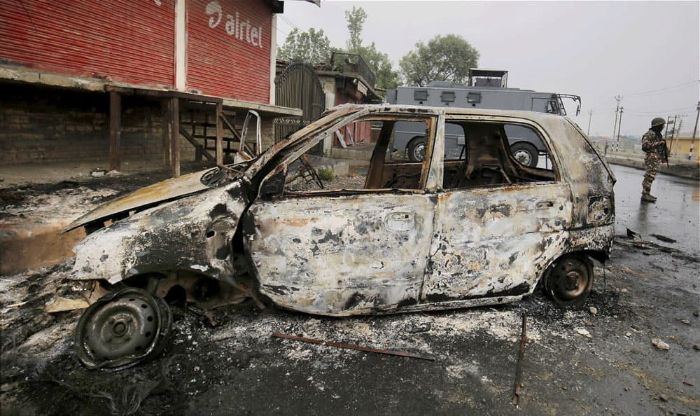 Tension in Srinagar