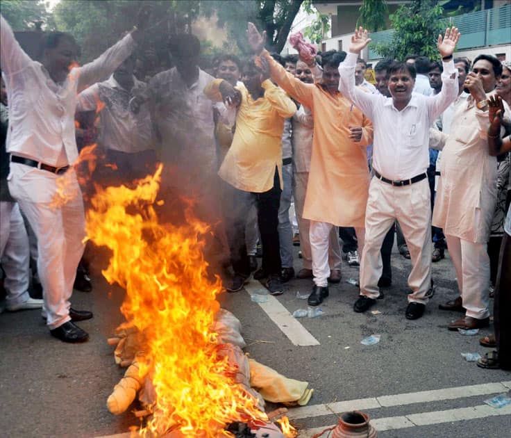 MCD workers protest