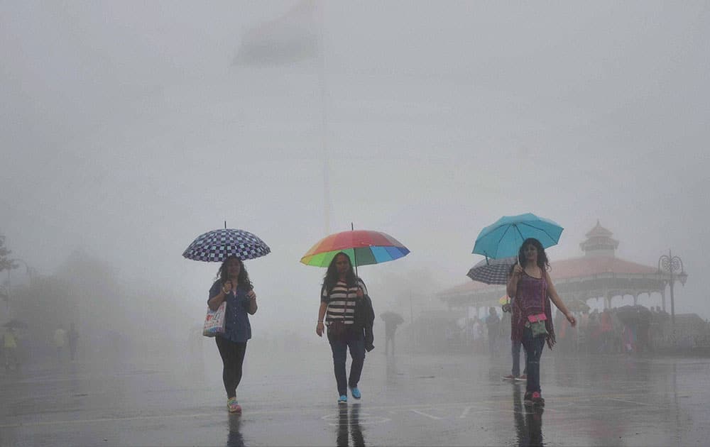 Rains in Shimla