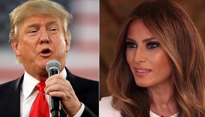 Melania projects husband Trump&#039;s softer side