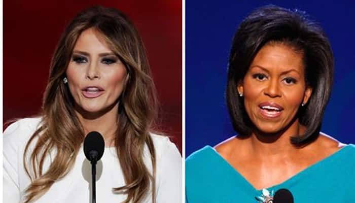 INCREDIBLY DAMAGING! Did Melania Trump plagiarise Michelle Obama&#039;s speech? WATCH this amazing mashup and decide