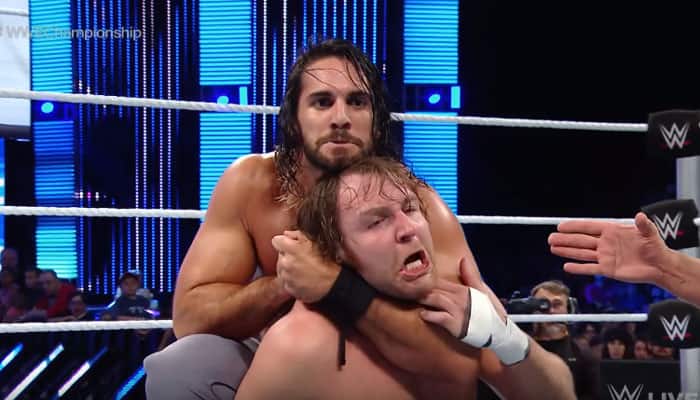 WATCH: Dean Ambrose vs Seth Rollins - WWE Championship match on SmackDown Live
