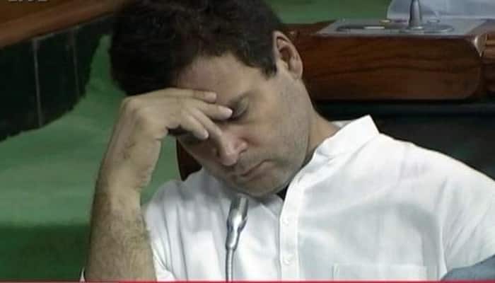#SleepingBeautyRahul: This is how Twitter trolled Rahul Gandhi when he was caught &#039;napping&#039; in Lok Sabha