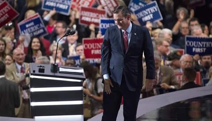 Ted Cruz jeered for refusing to back Trump, exposing Republican rift