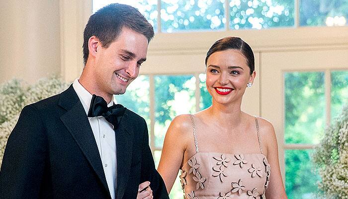 Snapchat CEO Evan Spiegel engaged to supermodel Miranda Kerr