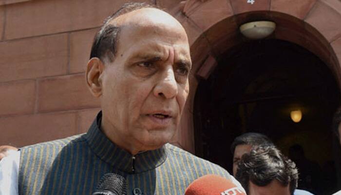 Rajnath Singh arrives in violence-hit Kashmir, holds meeting with civil society members
