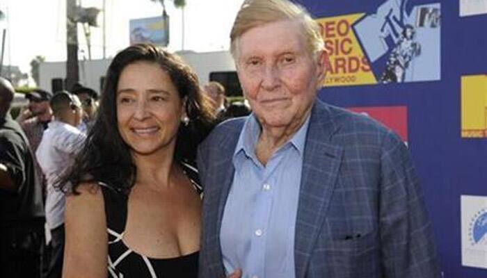 Sumner Redstone and Paula Fortunato