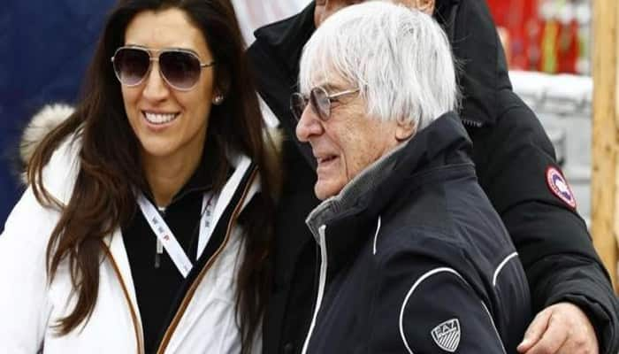 Bernard Ecclestone and Fabiana Flosi