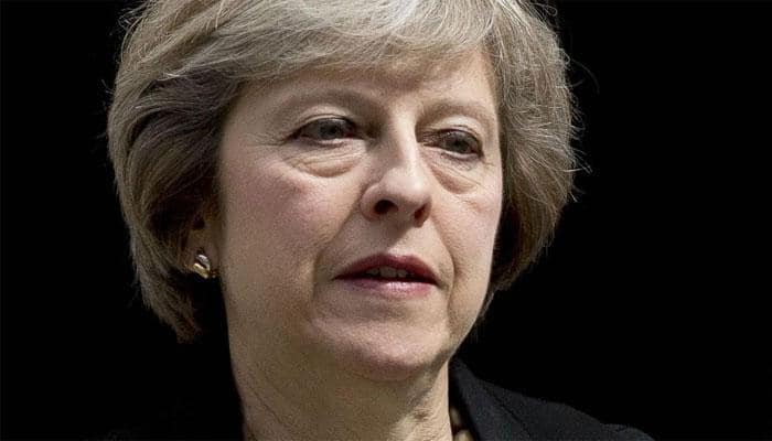 British PM Theresa May rules out post-Brexit Irish border control