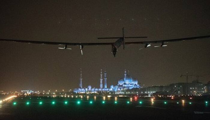 Solar Impulse 2 completes historic round-the-world trip: Incredible welcome for pilots in Abu Dhabi (Watch)
