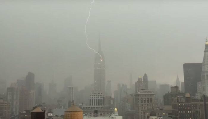 Watch: When lightening struck iconic Empire State building in USA