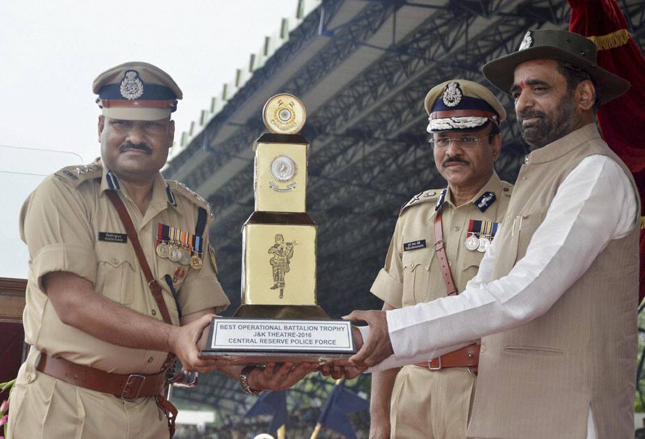 CRPF holds 77th anniversary celebrations CRPF holds 77th anniversary celebrations
